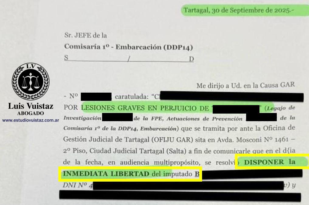 Imagen de: #Tartagal – Caso de Éxito - El Valor de la Defensa Técnica