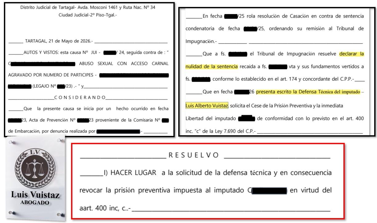Imagen de: #Caso de Éxito - La Nulidad en Casacion hasta la Libertad.